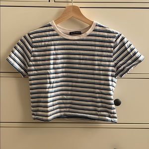 Brandy Melville stripped crop top